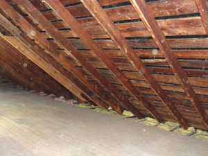 A Virginia attic before installation of SuperAttic