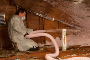 Fiberglass insulation installed Virginia