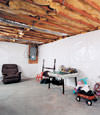 CleanSpace® basement wall vapor barrier installed in Hanover