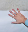 closeup of a plastic basement wall covering on concrete in Hanover