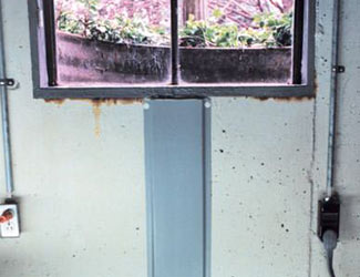 Repaired waterproofed basement window leak in Midlothian